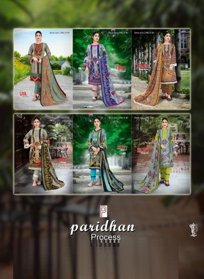 Paridhan Sufiya Vol 1 Casual Wear Wholesale Karachi Cotton Dress Material